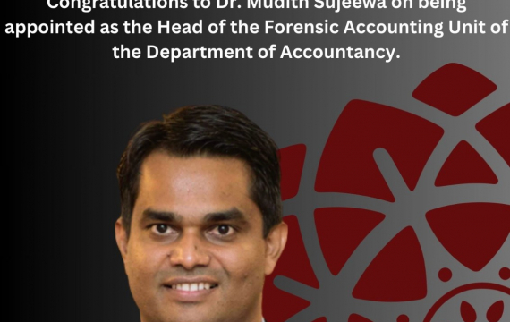Appointment of Head of the Forensic Accounting Unit 